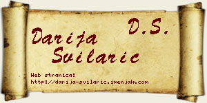 Darija Svilarić vizit kartica